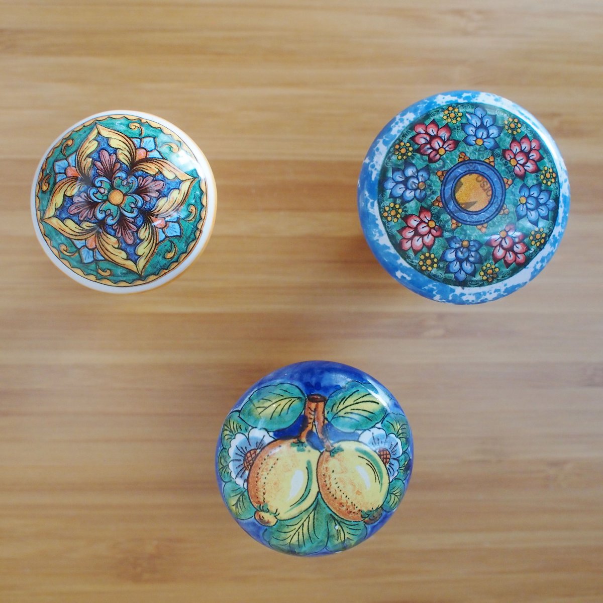 シチリア島の陶器のコルク栓/ レモン柄 | Bella Vita