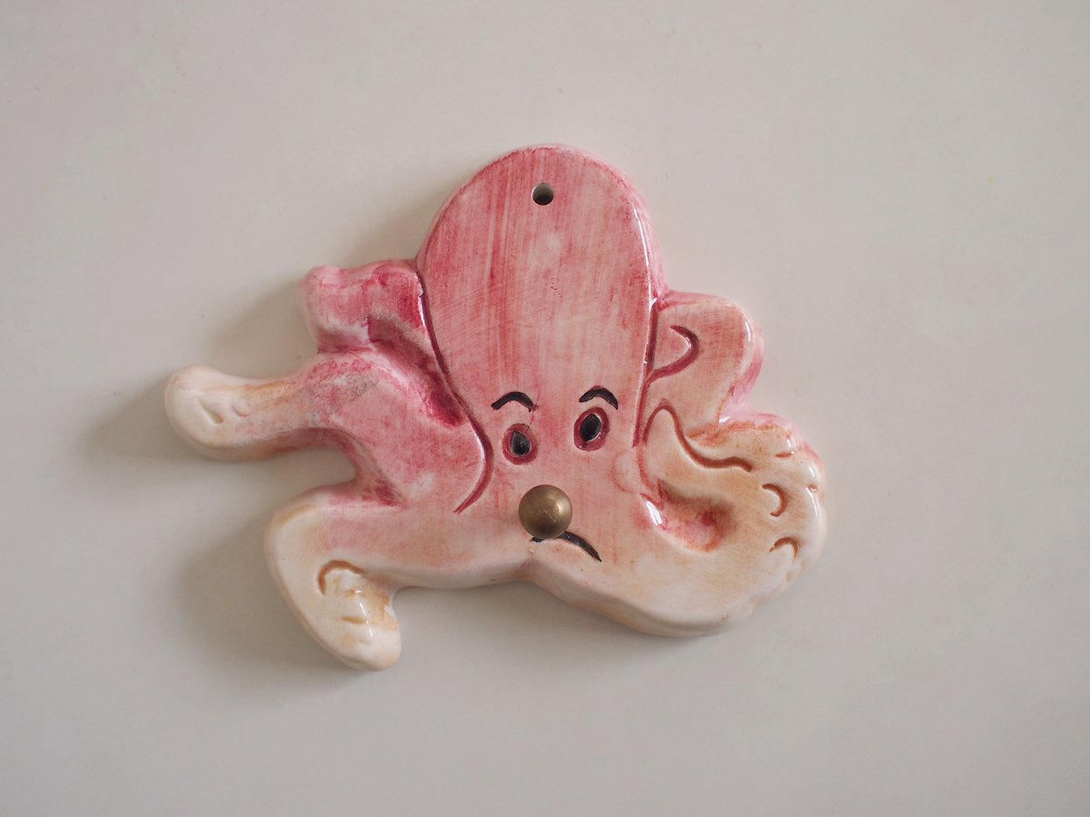 シチリア島の陶器のタコさんフック | Bella Vita