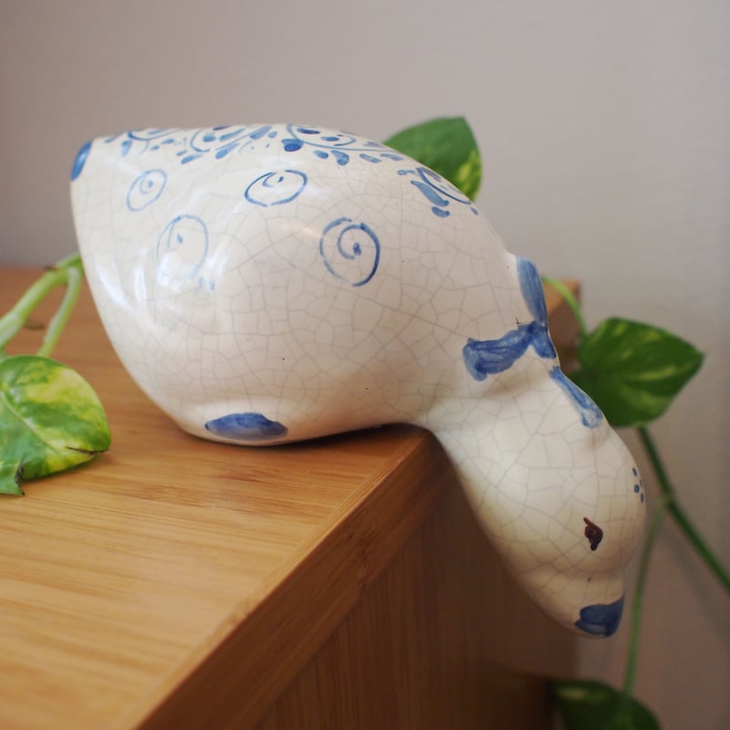 シチリア島の陶器のアヒル置物(大) | Bella Vita