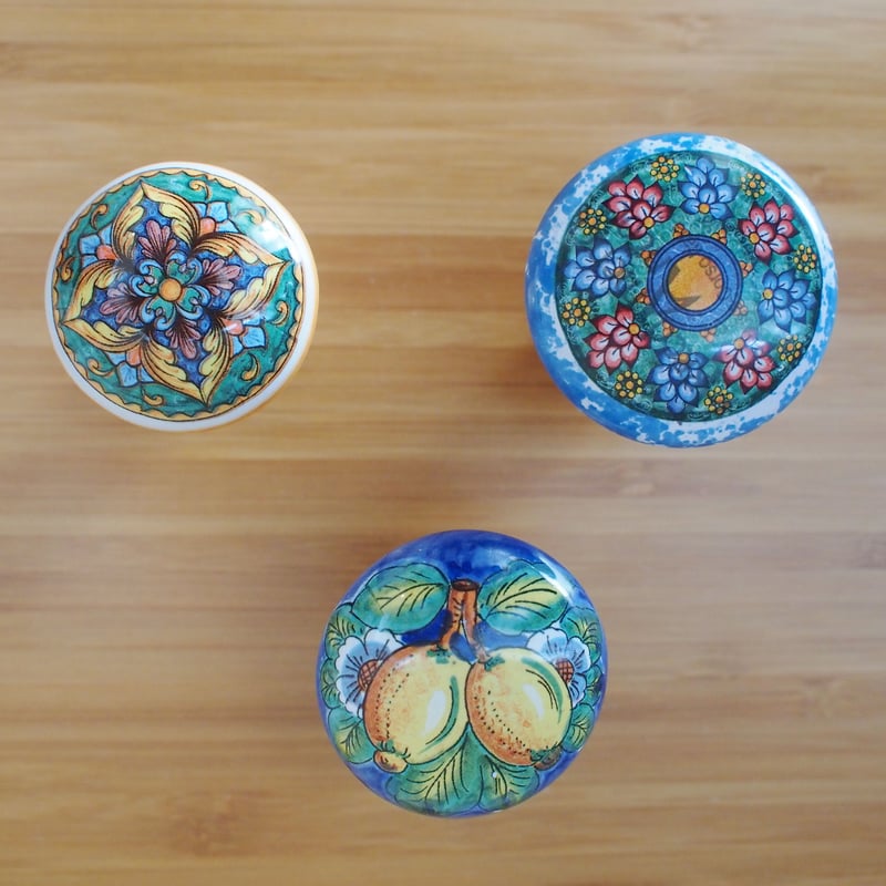 イタリア陶器　シシリア島パレルモで購入 イタリア陶器 シシリア島パレルモで購入