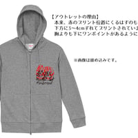 【訳あり】男女兼用ダブルジップパーカー（L～XXL）