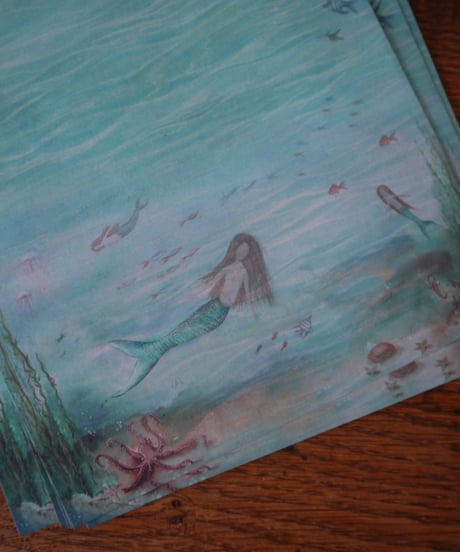 【受注商品】  Under the sea WRITING PAPER/Wilded　Family