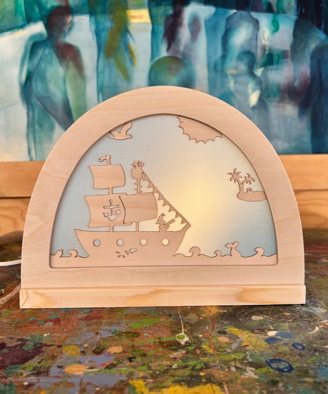 Pirate ship Silhouette /  Atelier DeNoest