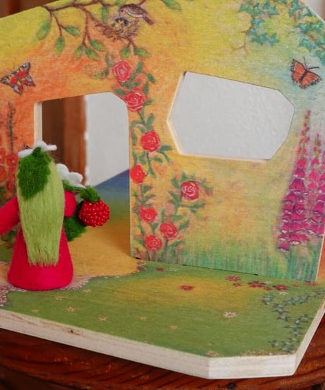 【受注商品】  Waldorf family wooden play house /WildedFamily