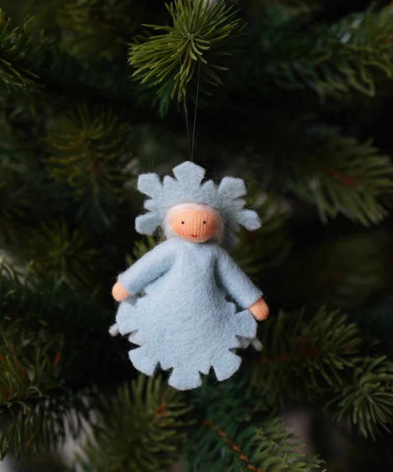 雪の結晶/ブルー ハンギング /Ambrosius dolls | Moinapi