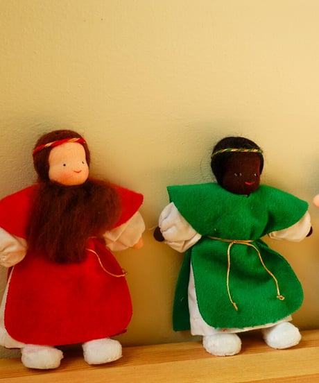 3Kings set Nativity  / Evi dolls