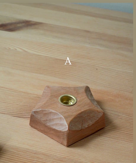 CANDLEHOLDERS CARVED small /　RahmenArt