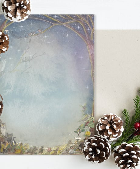 WINTER WRITING PAPER/Waldorf Family