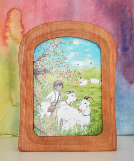 Curved upright  Postcard Holder （曲線：縦型/横型）/　RahmenArt