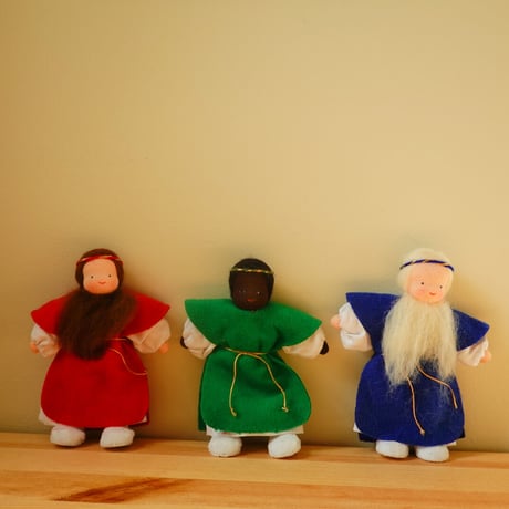 3Kings set Nativity  / Evi dolls