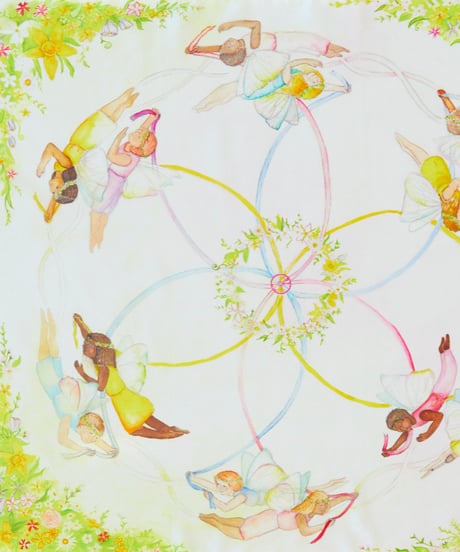 May Day Mini Playsilk  /Sarah's silks