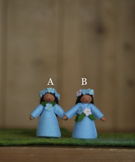勿忘草の妖精　ブラウン