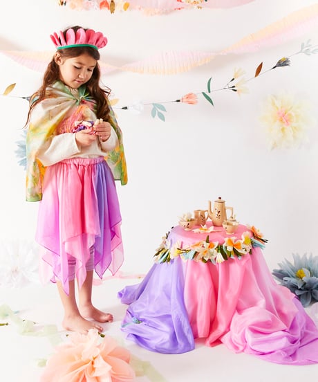 Flower Petal Crown /Sarah's silks