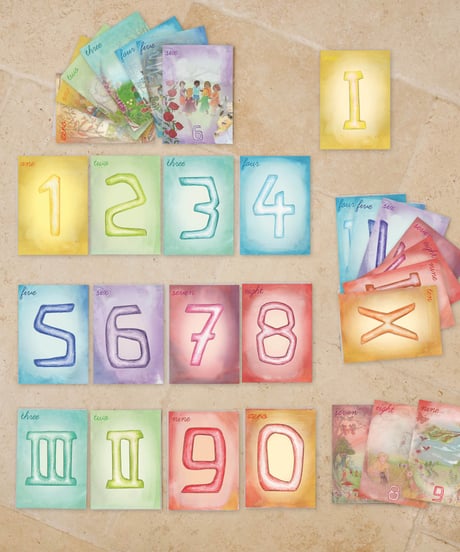 Number Cards Set /Waldorf Family