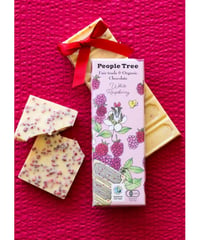 【限定】オーガニックチョコ　 ホワイト・ラズベリー　/ People Tree