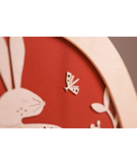 Folk rabbit Silhouette/  Atelier DeNoest