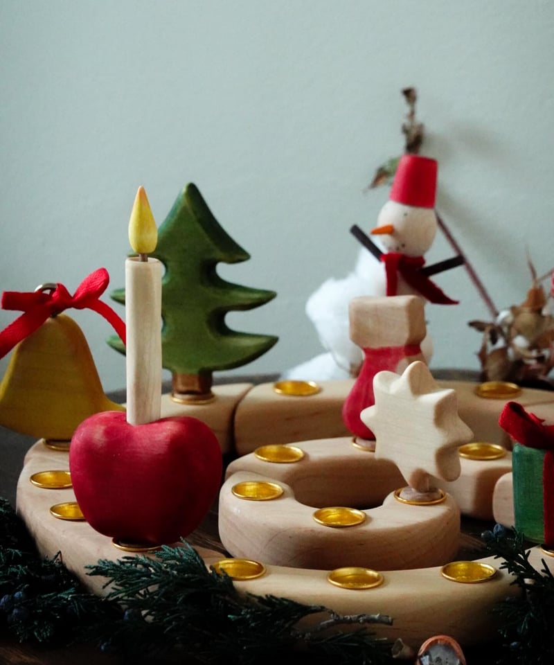 アドベントキャンドル(りんごろうそく)/ AllAlive ウクライナ | Moinapi