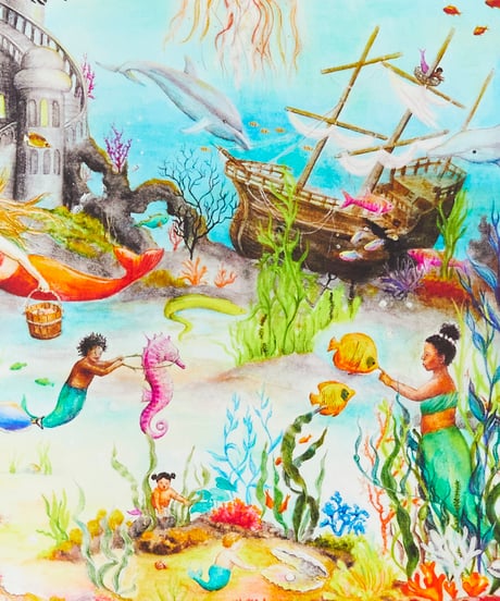 Mermaid Seek & Find /Sarah's silks