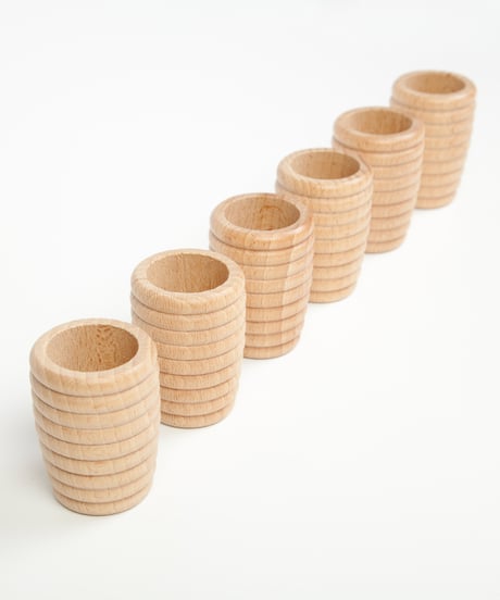 6 Beehive Cups  / grapat