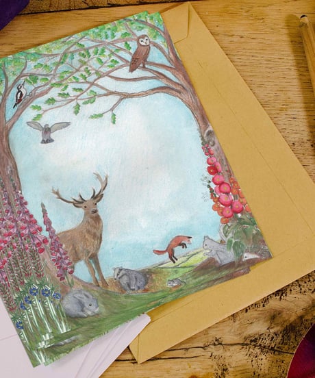 Woodland WRITING PAPER/Wilded Family