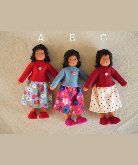 おかあさん ブラウンスキン/Ambrosius dolls