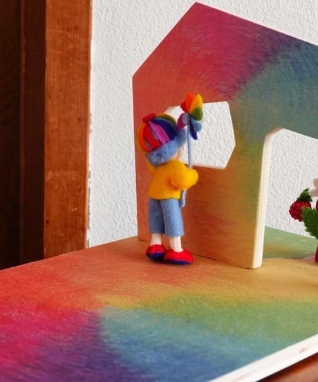 【受注商品】  Waldorf family wooden play house /WildedFamily
