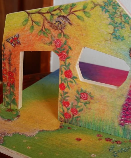 【受注商品】  Waldorf family wooden play house /WildedFamily