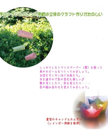 トランスパレント　10色10枚【　/　フォリア