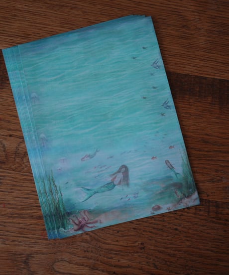 【受注商品】  Under the sea WRITING PAPER/Wilded　Family