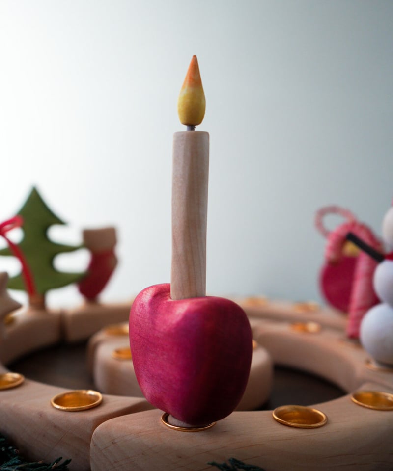 Wonder Museum リンゴ型キャンドル 新品未使用】ミセス Wonder Museum インスピレーションキャンドル