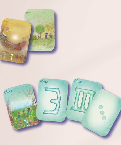 Number Cards Set /Waldorf Family