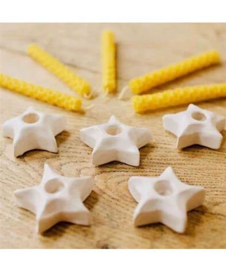 Handmade Waldorf Star Candle Holde（））　 /Wilded Family