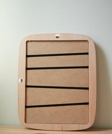 Rounded corners Postcard Holder （A4サイズ ・丸角デザイン・壁掛け・縦横兼用）/　RahmenArt