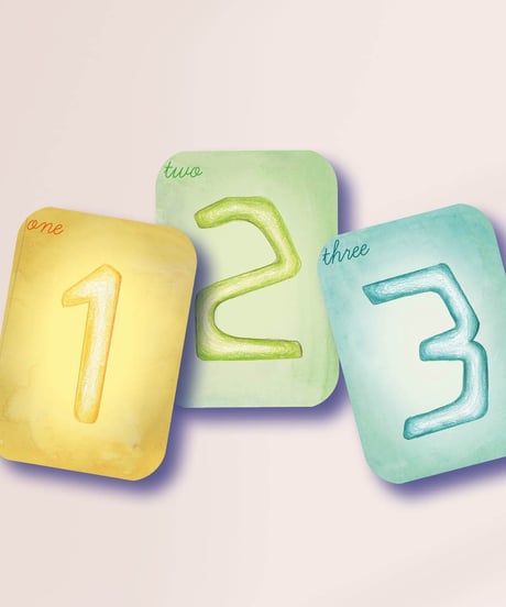 Number Cards Set /Waldorf Family