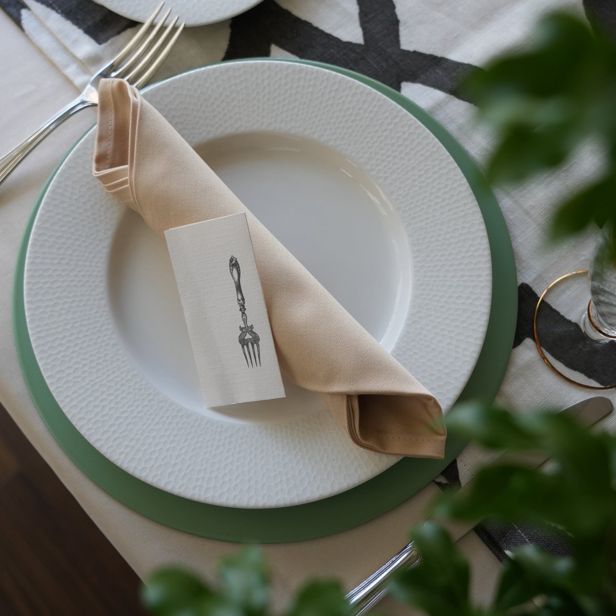 テーブルナプキン2枚セット ライトベージュ | MY Dear LIFE