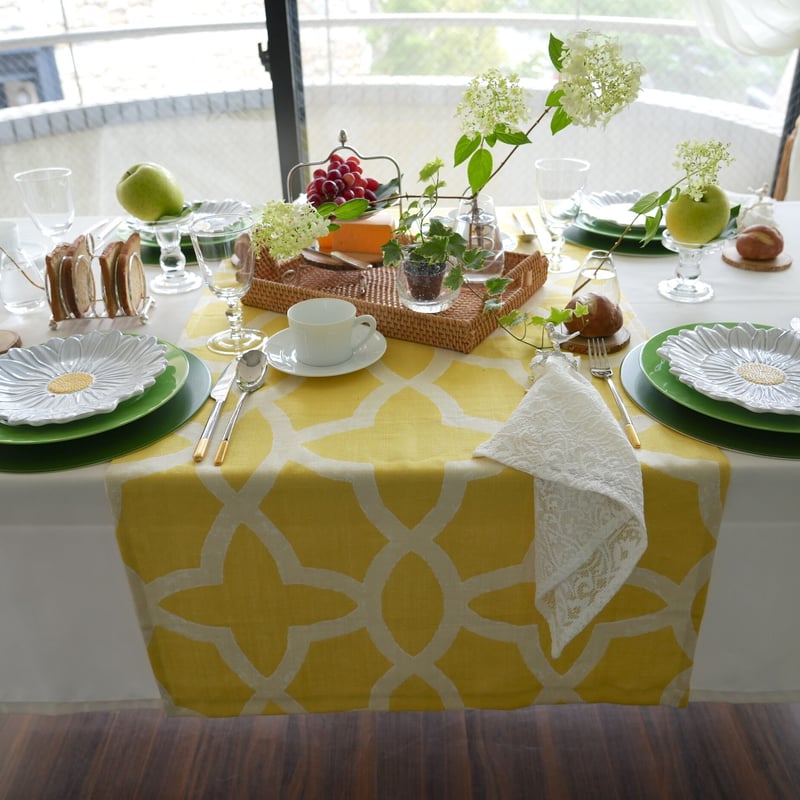Jim Thompson アクセントランナー Moroccan Egg Yellow | M