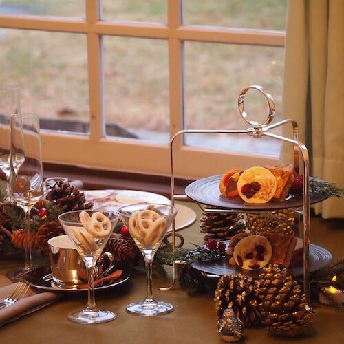 Hayakawa Silver 折りたたみティースタンド2段【受注後約1.5ヶ月前後