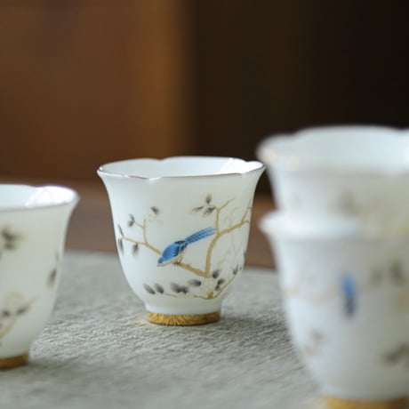茶杯 SS　枝の鳥