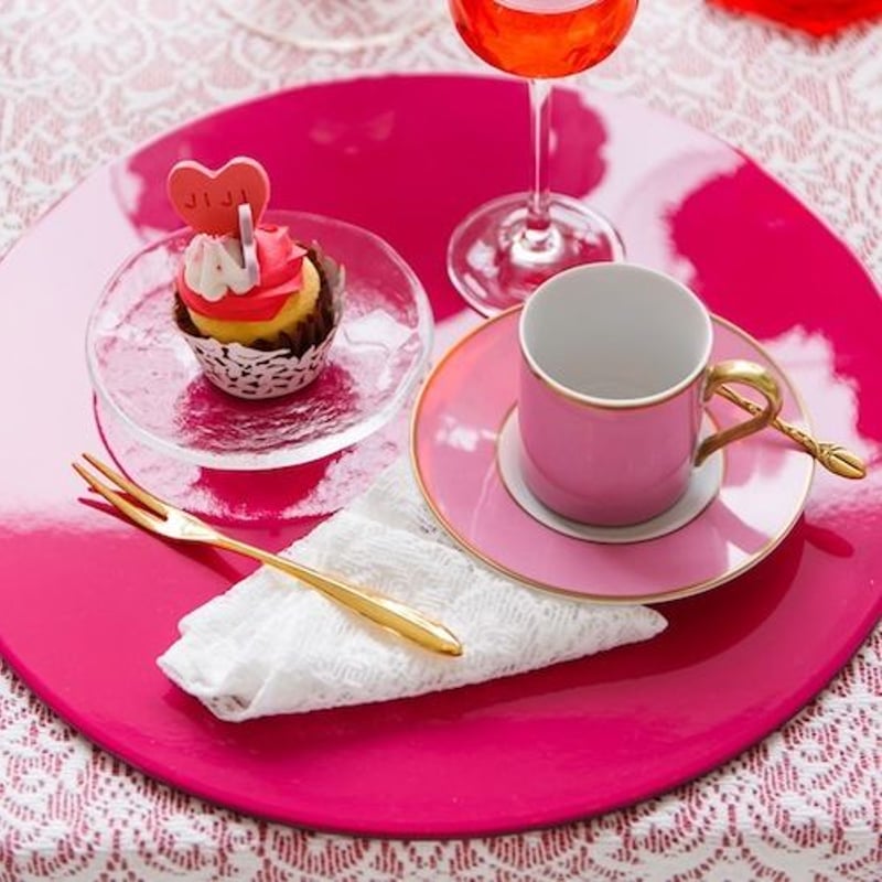 リバーシブルプレイスマット フューシャ＆ベビーピンク | MY Dear LIFE