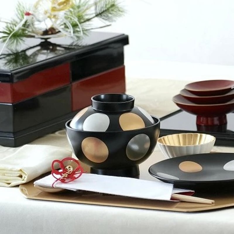 日月 雑煮椀 黒 | MY Dear LIFE