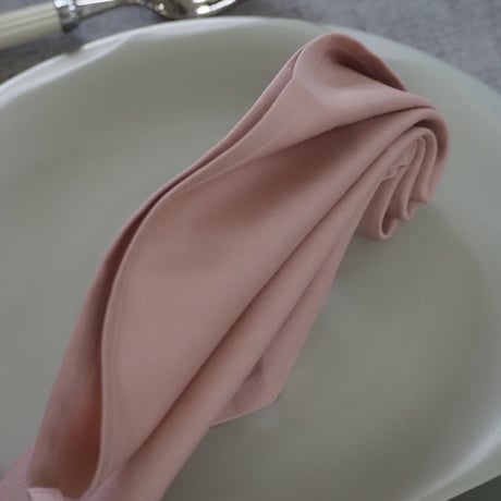 テーブルナプキン２枚セット　ダスティピンク