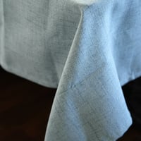 撥水加工テーブルクロス　Nordique Blue