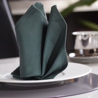 テーブルナプキン２枚セット　ダークグリーン