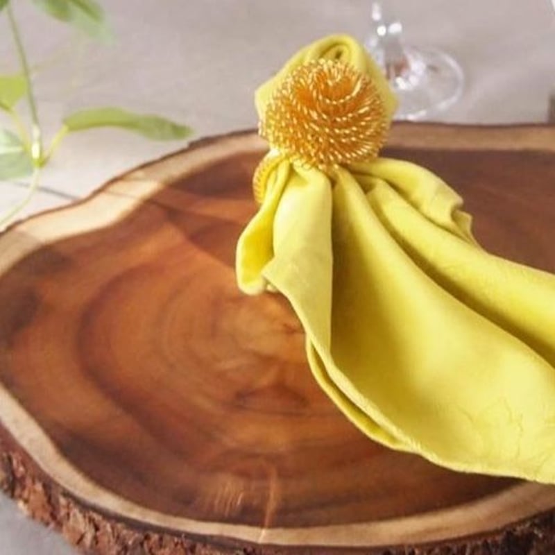 ナプキンリング ゴールドボール | MY Dear LIFE