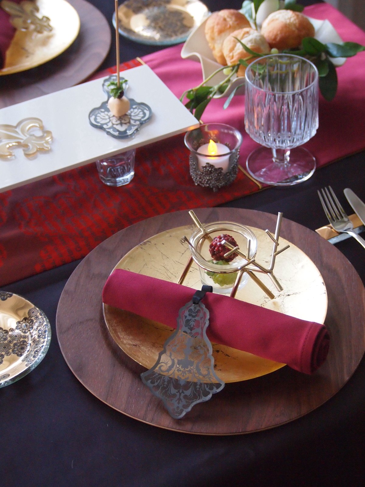 テーブルナプキン2枚セット ポートワイン | MY Dear LIFE