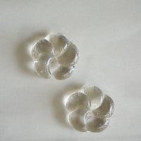 ガラス箸置　ねじり梅
