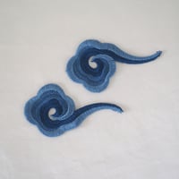 刺繍パーツ　吉祥雲　２枚set