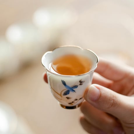 茶杯 SS　枝の鳥