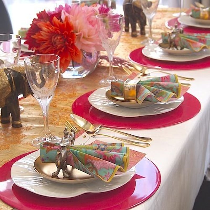 リバーシブルプレイスマット フューシャ＆ベビーピンク | MY Dear LIFE