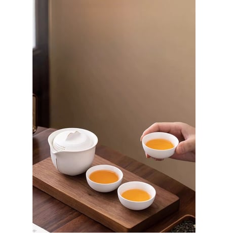 旅茶器5点set 　山並